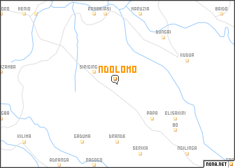 map of Ndolomo