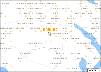 map of Ndolor