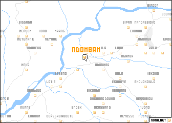 map of Ndombam