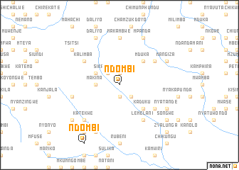 map of Ndombi