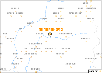 map of Ndombo Kasa