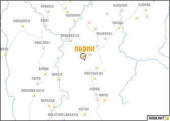 map of Ndom II