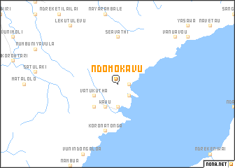 map of Ndomokavu