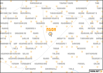map of Ndom