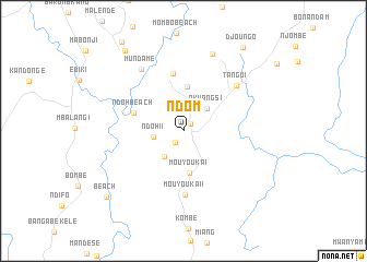 map of Ndom