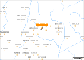 map of Ndondo