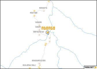 map of Ndongo