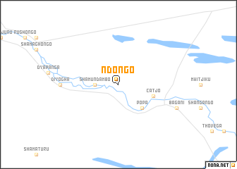 map of Ndongo