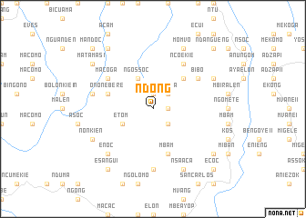 map of Ndong