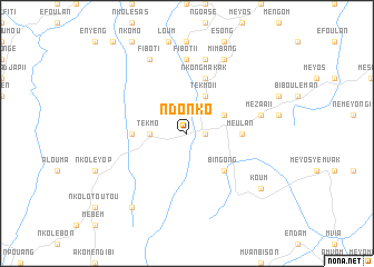 map of Ndonko