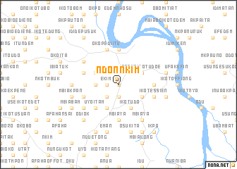 map of Ndon Nkim