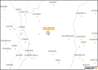 map of Ndora