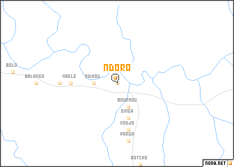 map of Ndoro