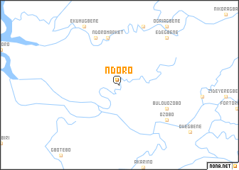 map of Ndoro