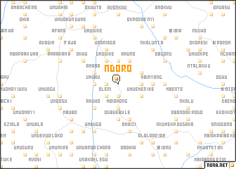map of Ndoro