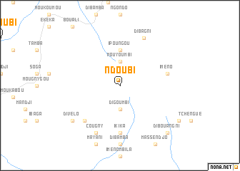map of Ndoubi