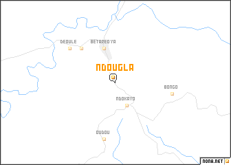 map of Ndougla