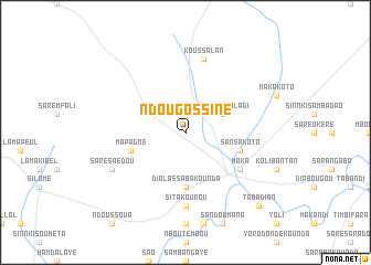 map of Ndougossine