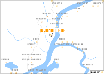 map of Ndoumantana