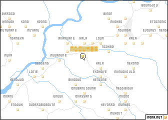 map of Ndoumba