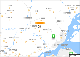 map of Ndouo