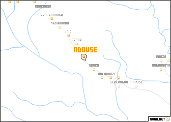 map of Ndousé