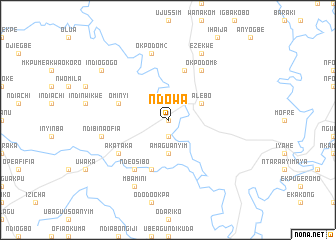 map of Ndowa