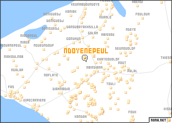 map of Ndoyène Peul