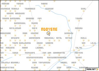 map of Ndoyène