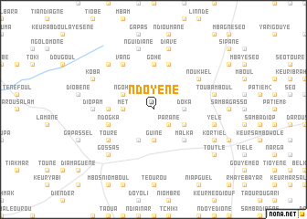 map of Ndoyène