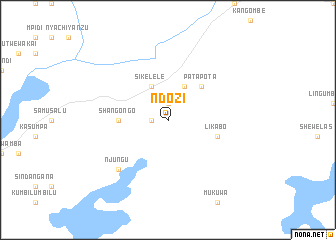 map of Ndozi