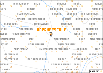 map of Ndramé Escale