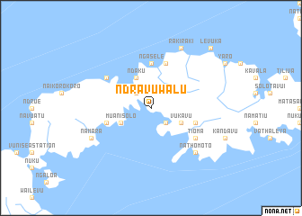 map of Ndravuwalu