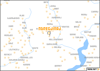 map of Ndregjinaj