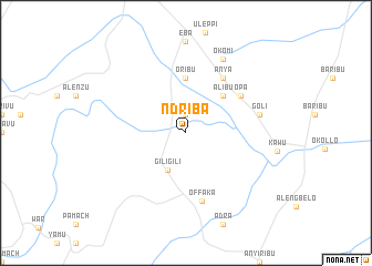 map of Ndriba