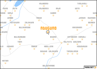 map of Nduguno