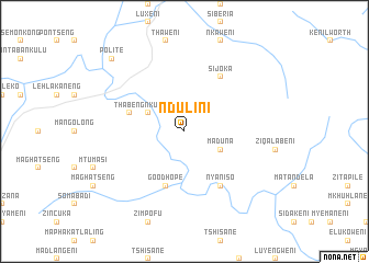 map of Ndulini