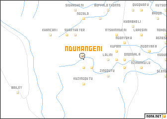 map of Ndumangeni