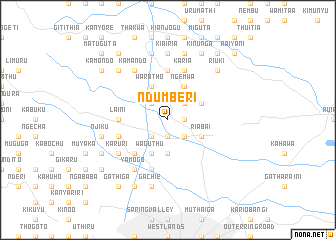 map of Ndumberi