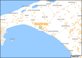 map of Ndunkou