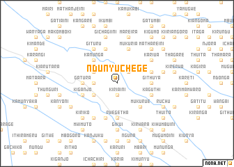 map of Ndunyu Chege