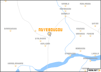 map of Ndyébougou