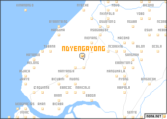 map of Ndyengayong