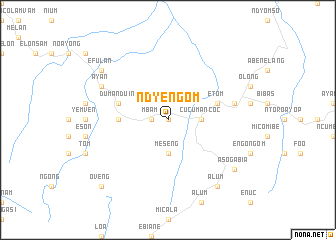 map of Ndyengom