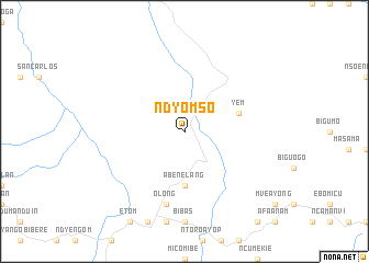 map of Ndyomso