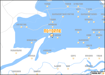 map of Ndyorné