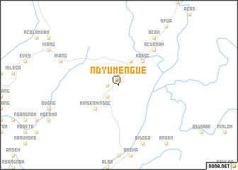map of Ndyumengue
