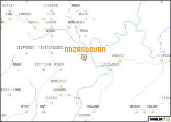 map of Ndzandouan