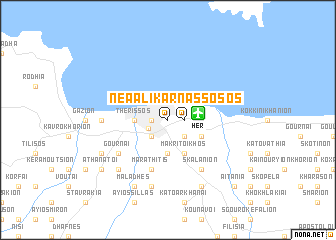 map of Néa Alikarnassós