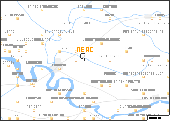 map of Néac